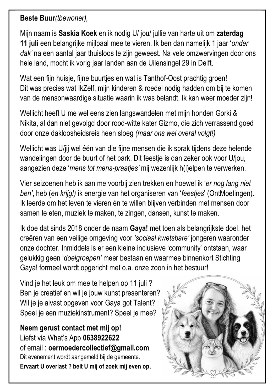Uitnodiging Dank U Delft